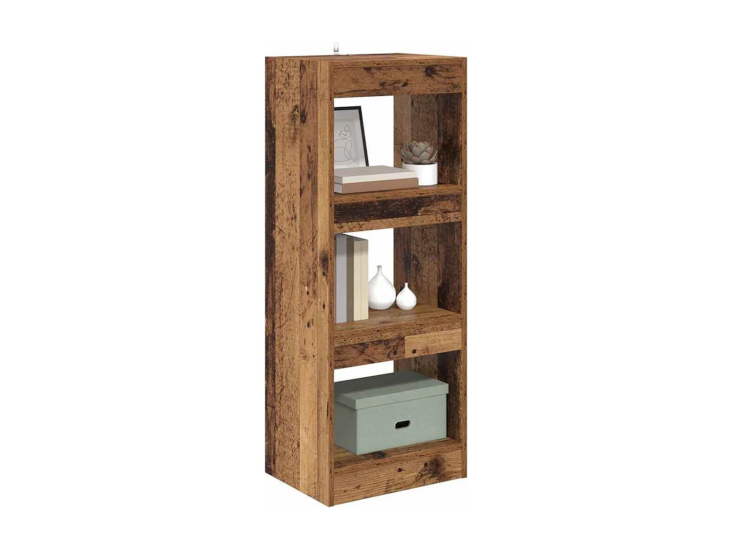 Bibliothèque Bois ancien 40 x 30 x 103 cm Bois d'ingénierie