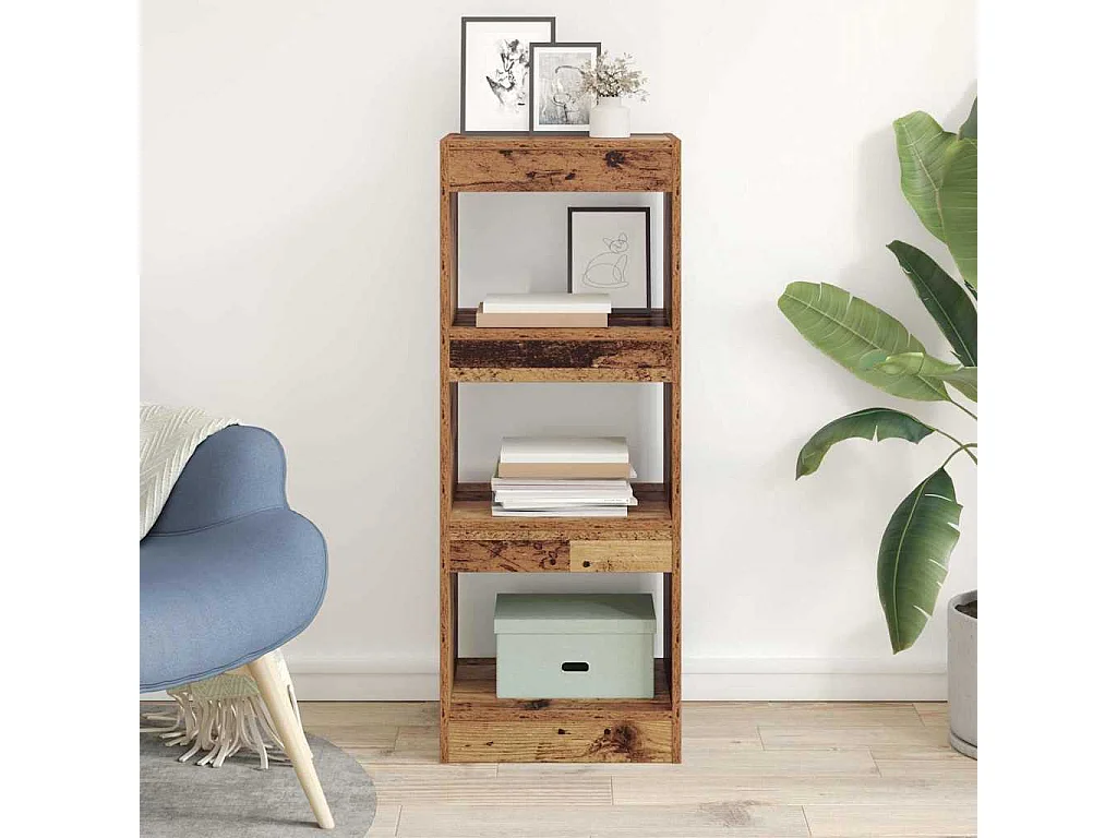 Bibliothèque Bois ancien 40 x 30 x 103 cm Bois d'ingénierie