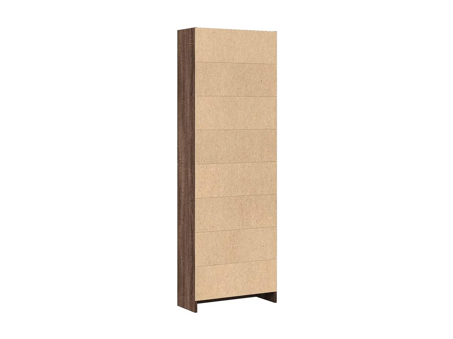 Bibliothèque chêne marron 60x24x176 cm bois d'ingénierie