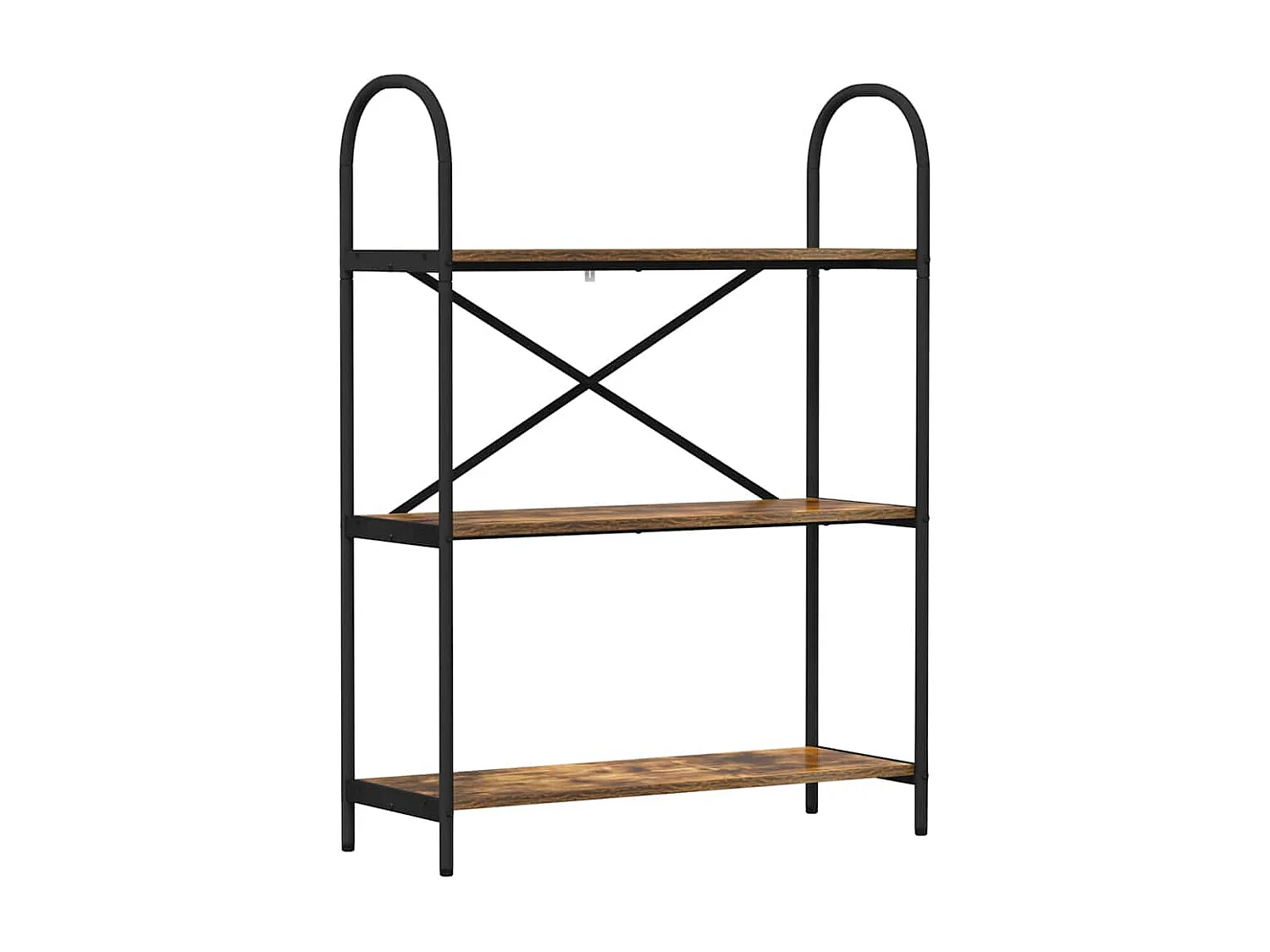 Bibliothèque Chêne fumé 80 x 30 x 109 cm Bois d'ingénierie