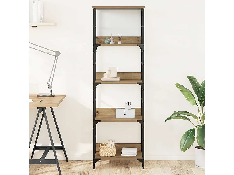 Estante 50x33x153 cm derivados de madeira carvalho artisiano