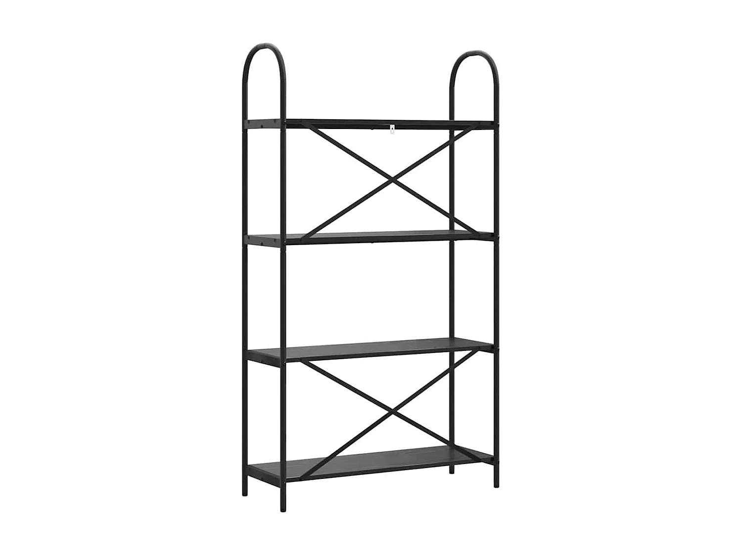 Bibliothèque Chêne noir 80 x 30 x 146 cm Bois d'ingénierie