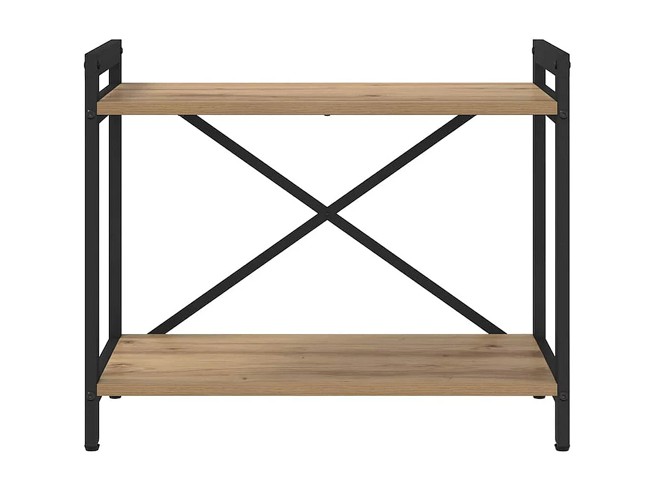 Bibliothèque chêne artisanal 60 x 30 x 48.5 cm