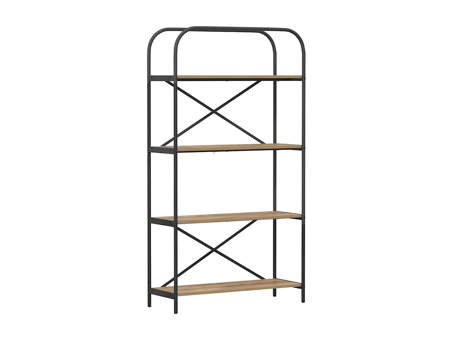 Bibliothèque chêne artisanal 80 x 30 x 146 cm Bois d'ingénierie