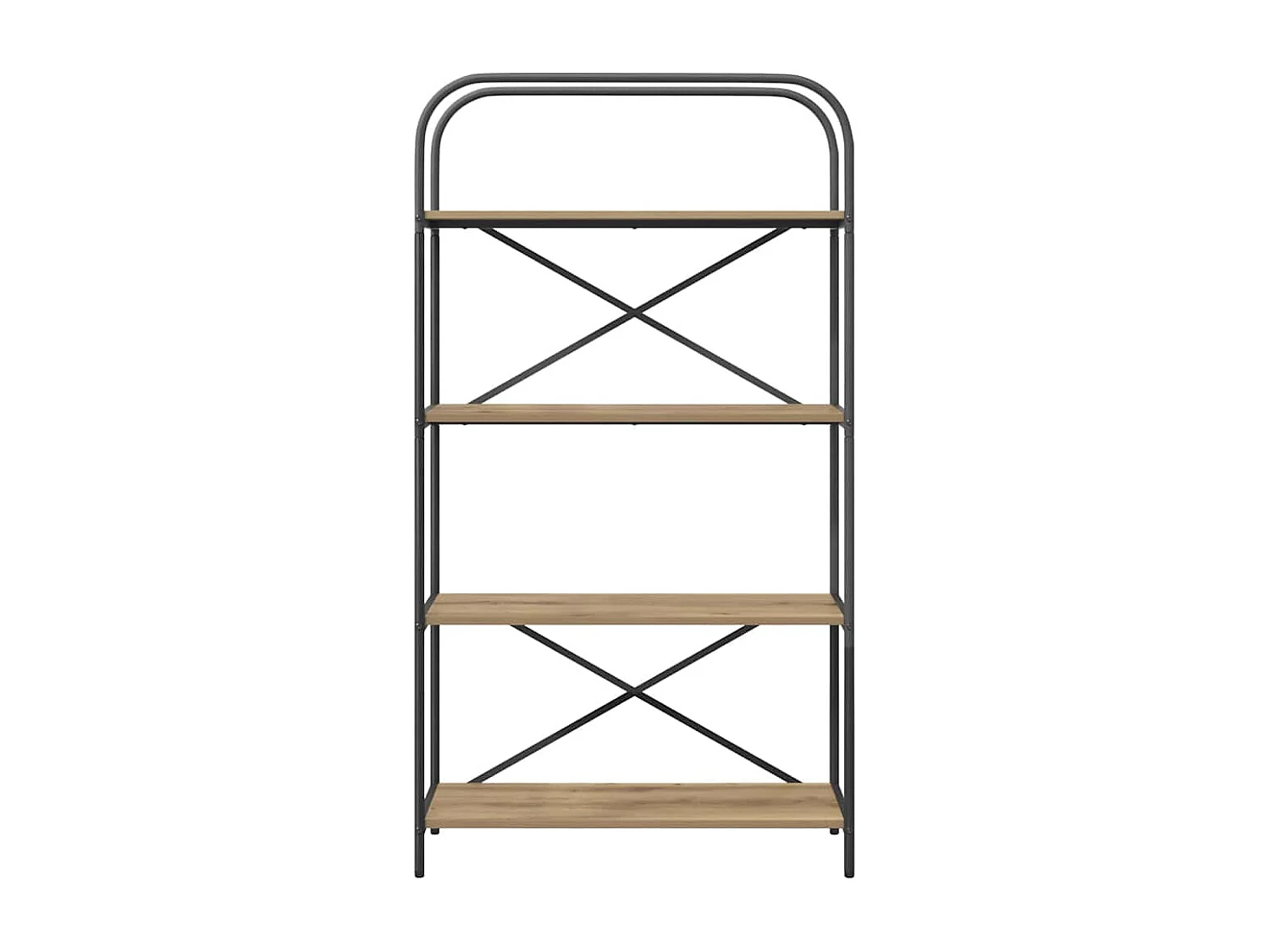 Bibliothèque chêne artisanal 80 x 30 x 146 cm Bois d'ingénierie