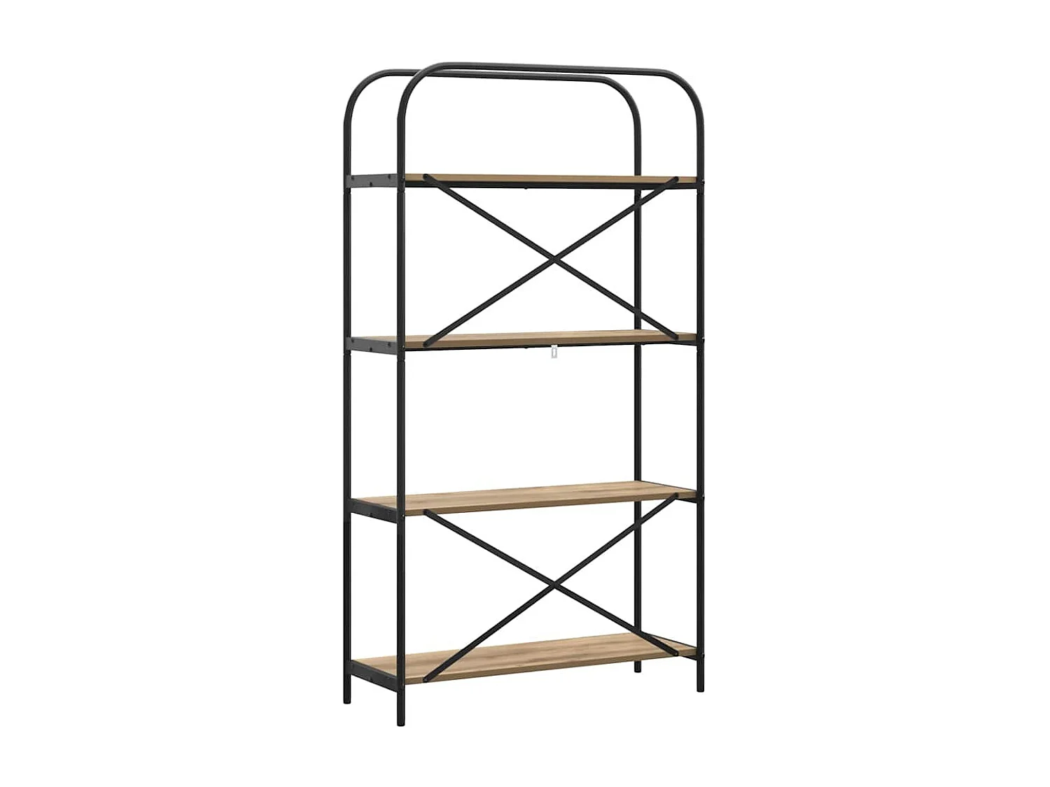 Bibliothèque chêne artisanal 80 x 30 x 146 cm Bois d'ingénierie