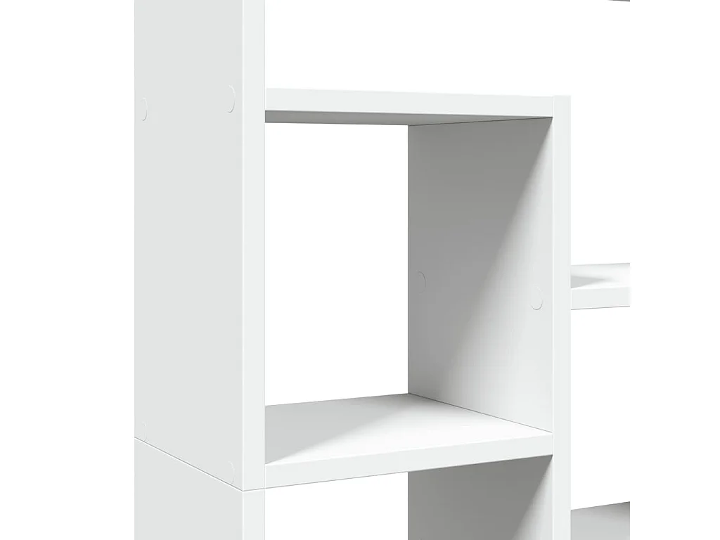 Bibliothèque blanc 72x20x120 cm bois d'ingénierie