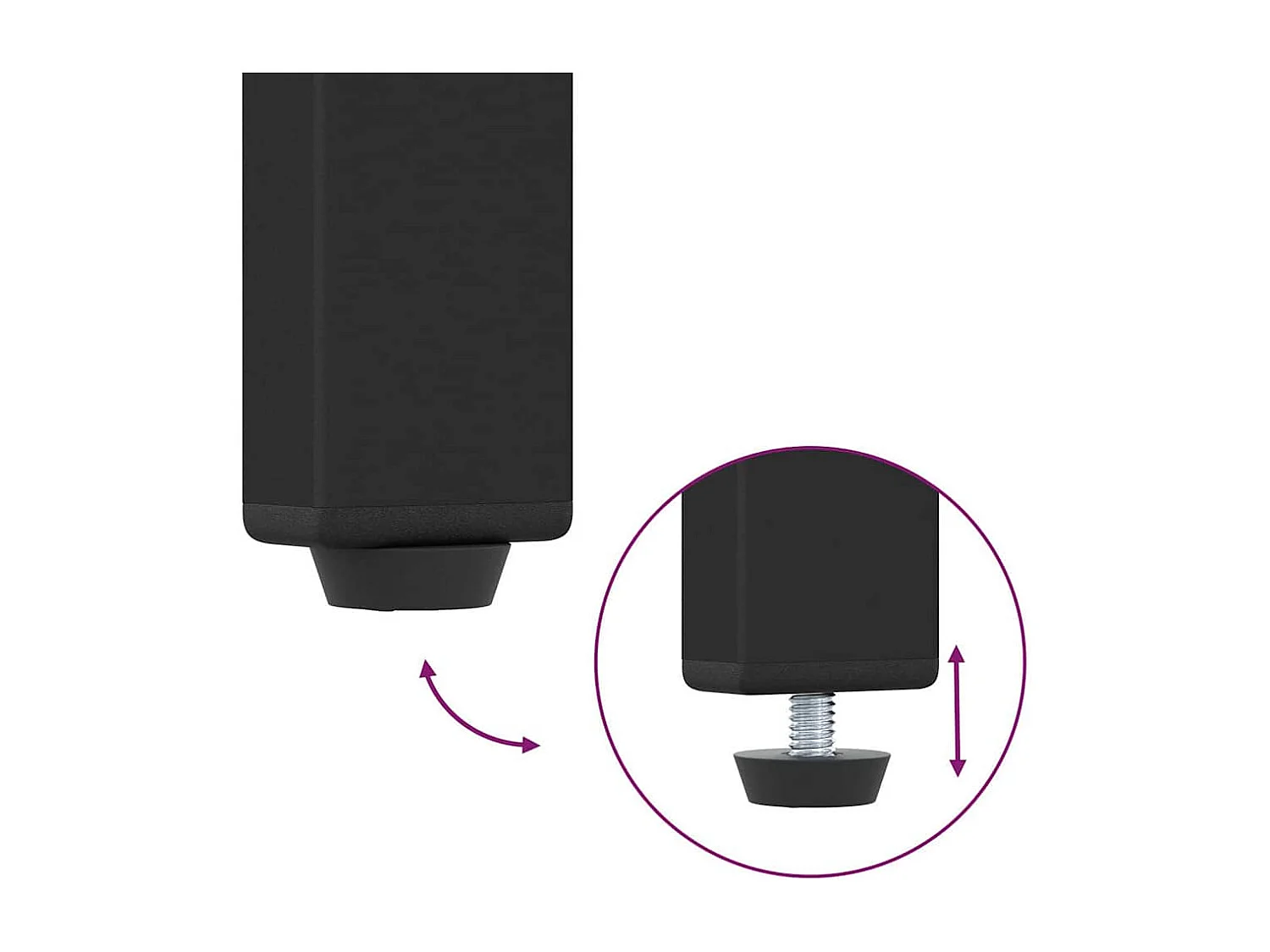 Boekenkast Zwart eiken 80 x 30 x 153 cm Bewerkt hout