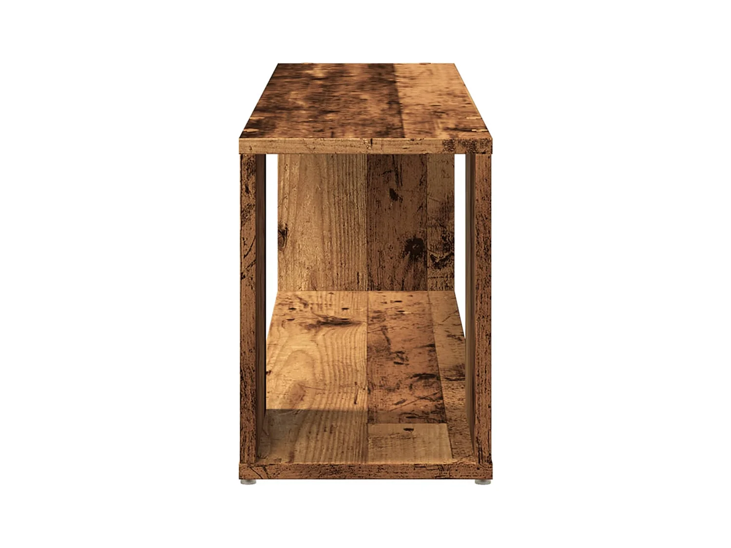 Mueble para TV madera ingeniería madera envejecida 100x24x32 cm