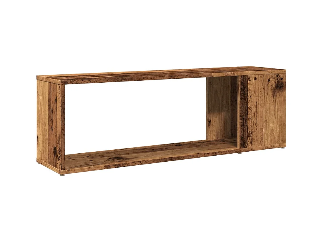 Mueble para TV madera ingeniería madera envejecida 100x24x32 cm