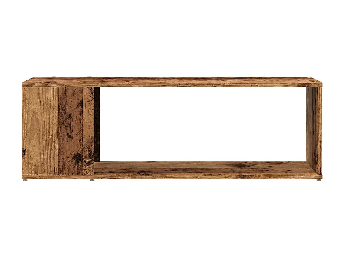 Bibliothèque vieux bois 100x24x32 cm bois d'ingénierie