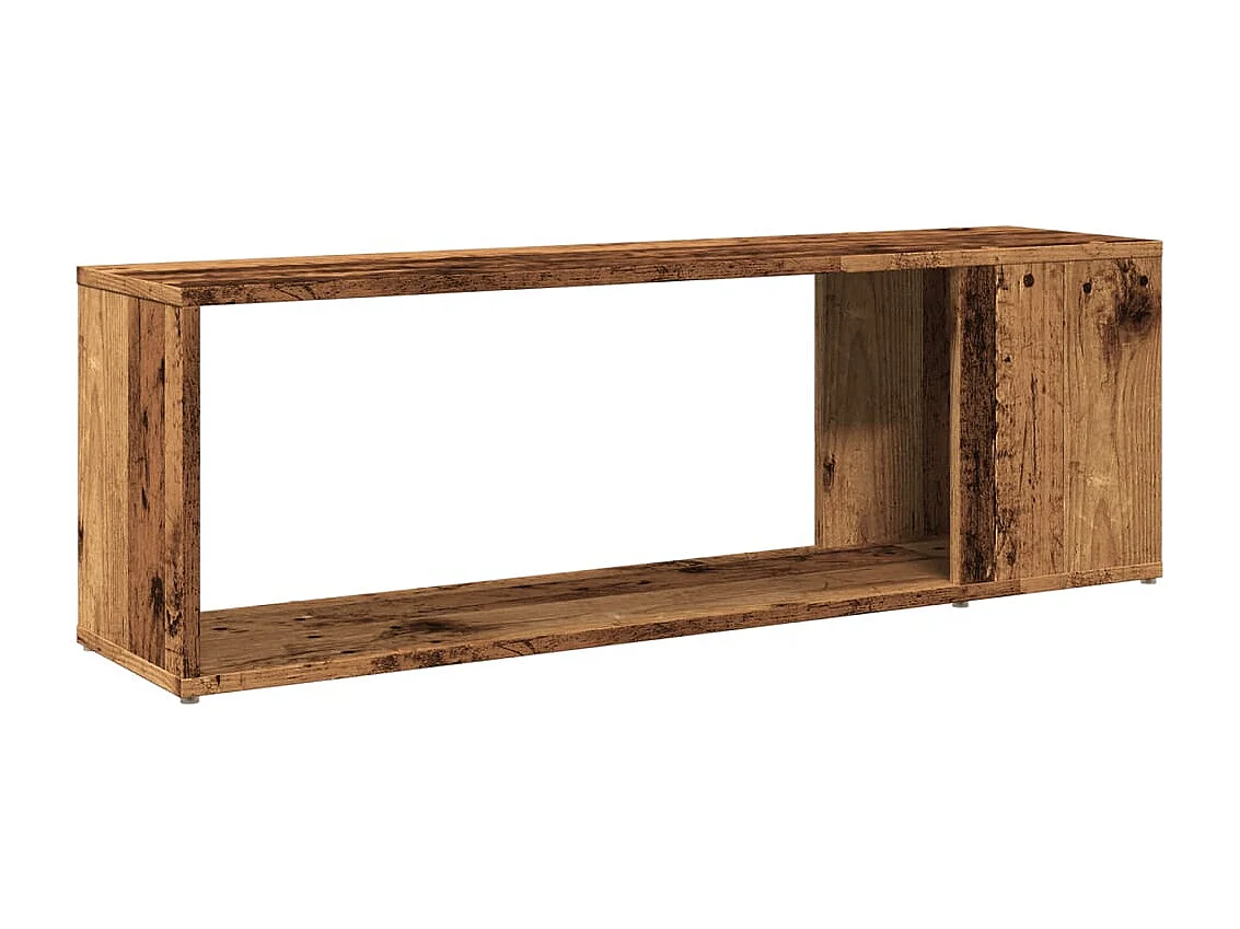 Bibliothèque vieux bois 100x24x32 cm bois d'ingénierie