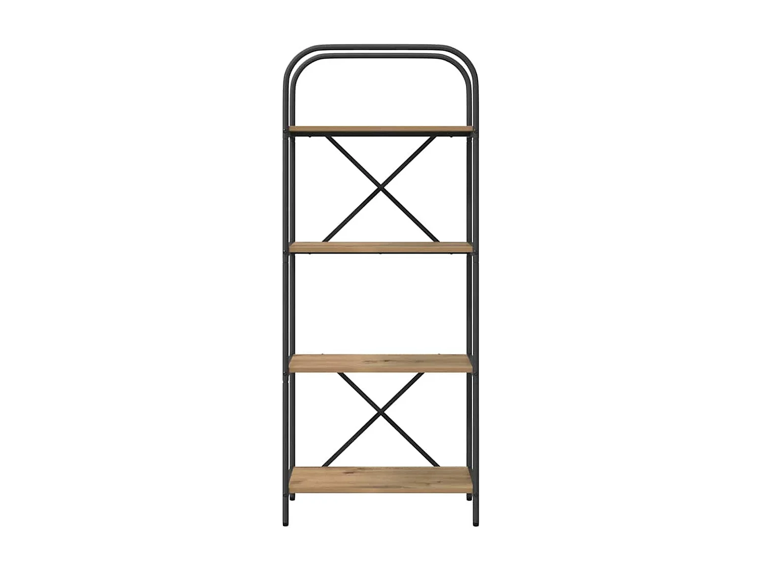 Bibliothèque chêne artisanal 60 x 30 x 146 cm Bois d'ingénierie