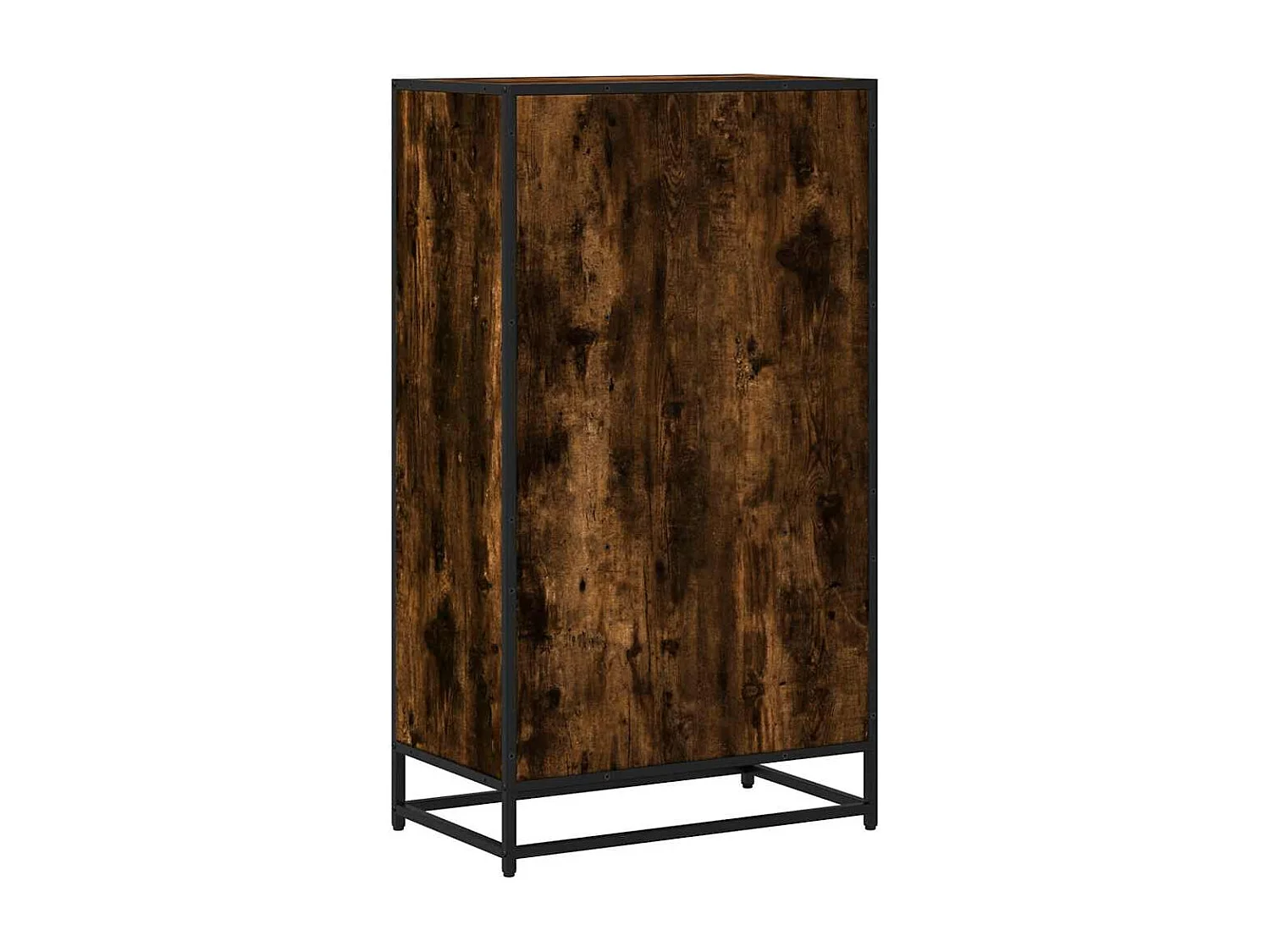 Bibliothèque chêne fumé 60x35x107,5 cm bois d'ingénierie