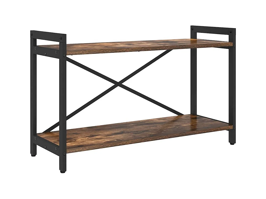 Boekenkast Gerookt eiken 80 x 30 x 48.5 cm Bewerkt hout