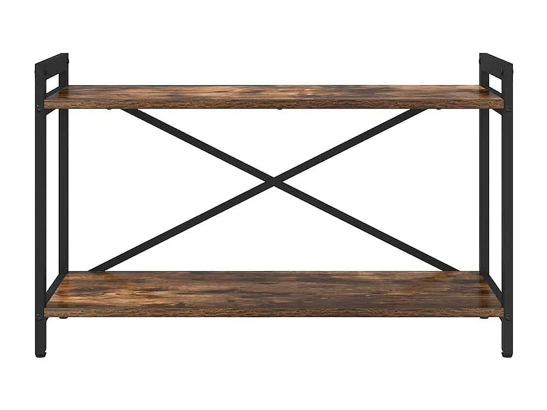 Boekenkast Gerookt eiken 80 x 30 x 48.5 cm Bewerkt hout