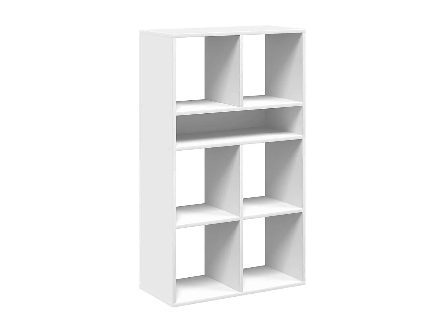 Bibliothèque blanc 66x31x112 cm bois d'ingénierie