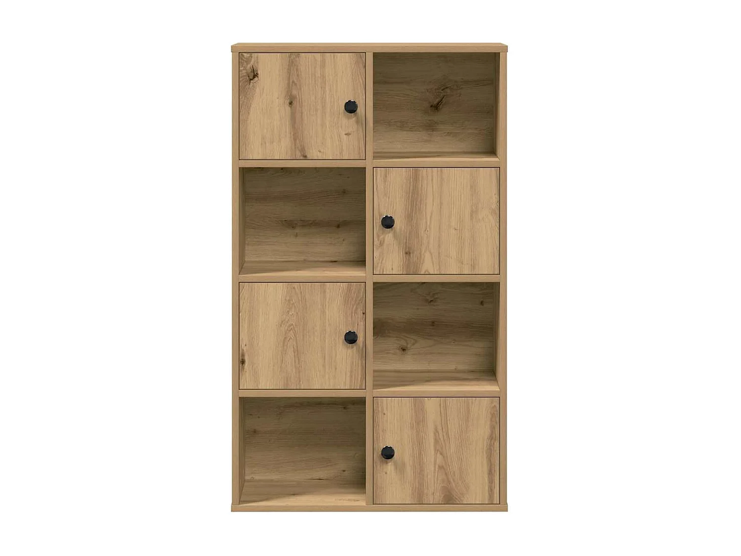 Estantería de madera de ingeniería roble artisan 60x24x101,5 cm