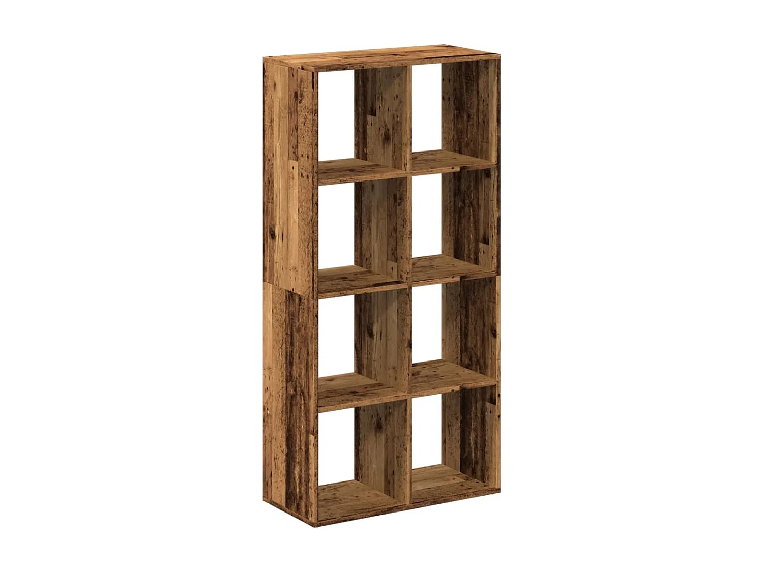 Bibliothèque séparatrice de pièce vieux bois 69,5x29x137,5 cm