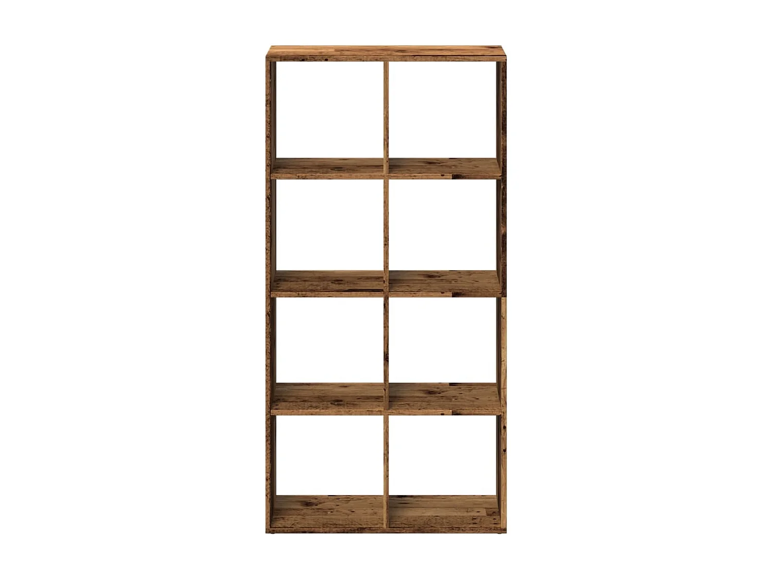 Bibliothèque séparatrice de pièce vieux bois 69,5x29x137,5 cm