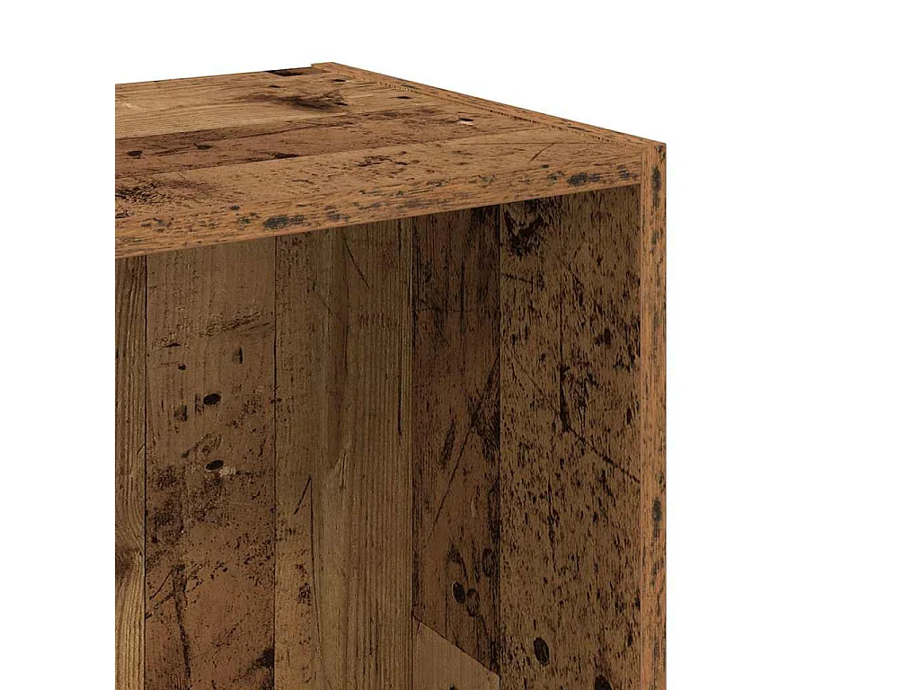 Bibliothèque vieux bois 40x30x77 cm bois d'ingénierie