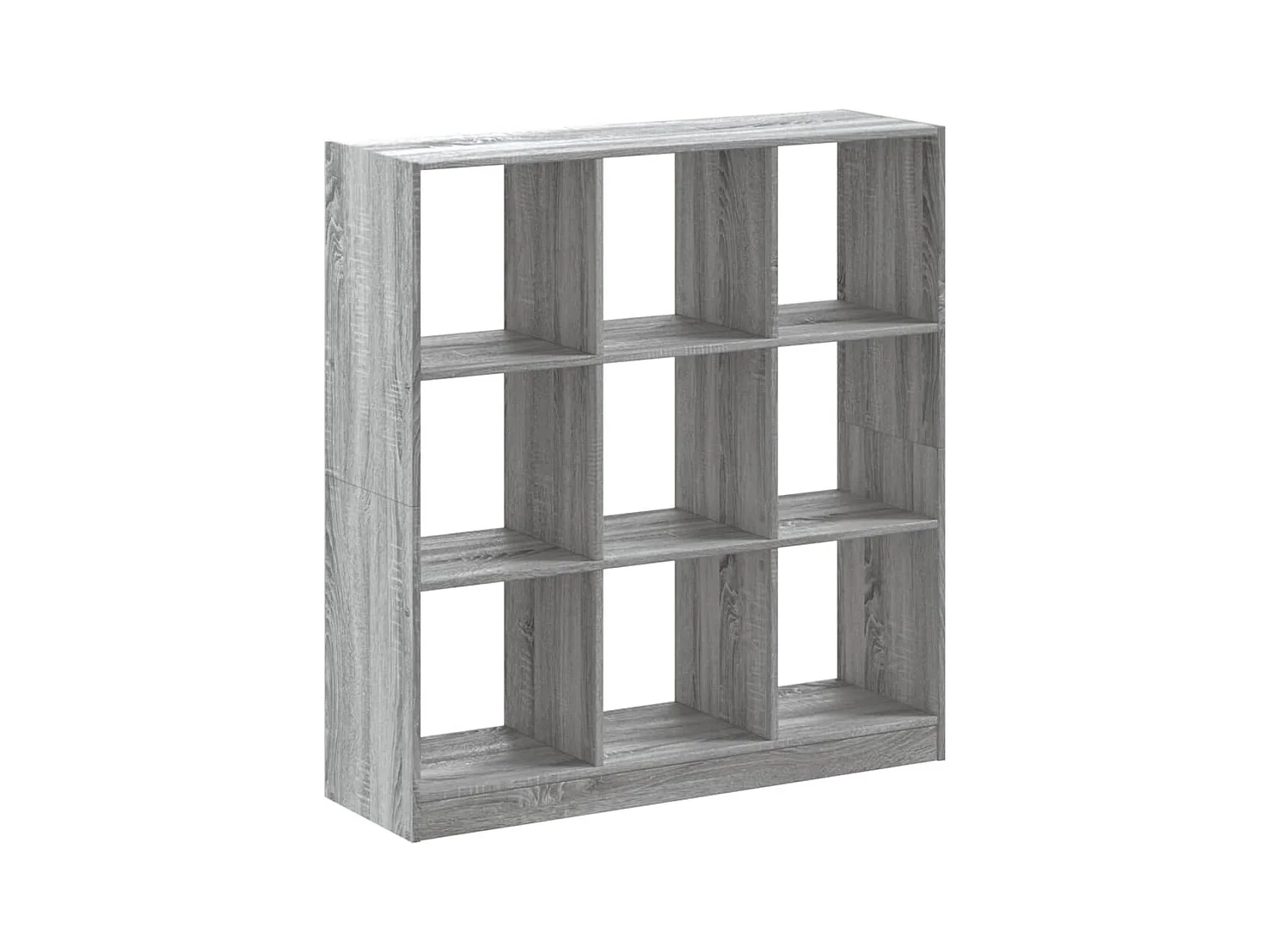 Bibliothèque sonoma gris 102x32x108 cm bois d'ingénierie