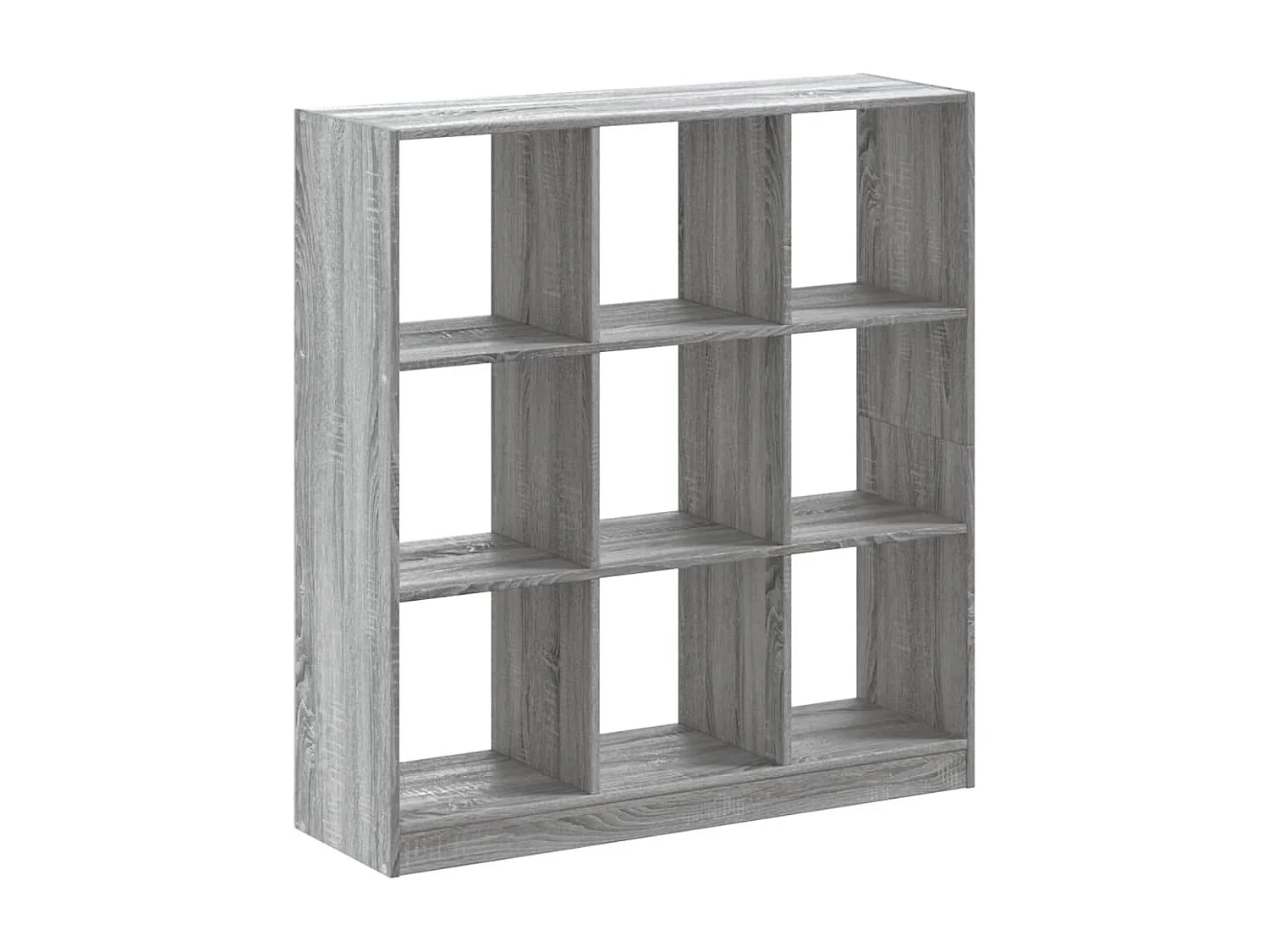 Bibliothèque sonoma gris 102x32x108 cm bois d'ingénierie