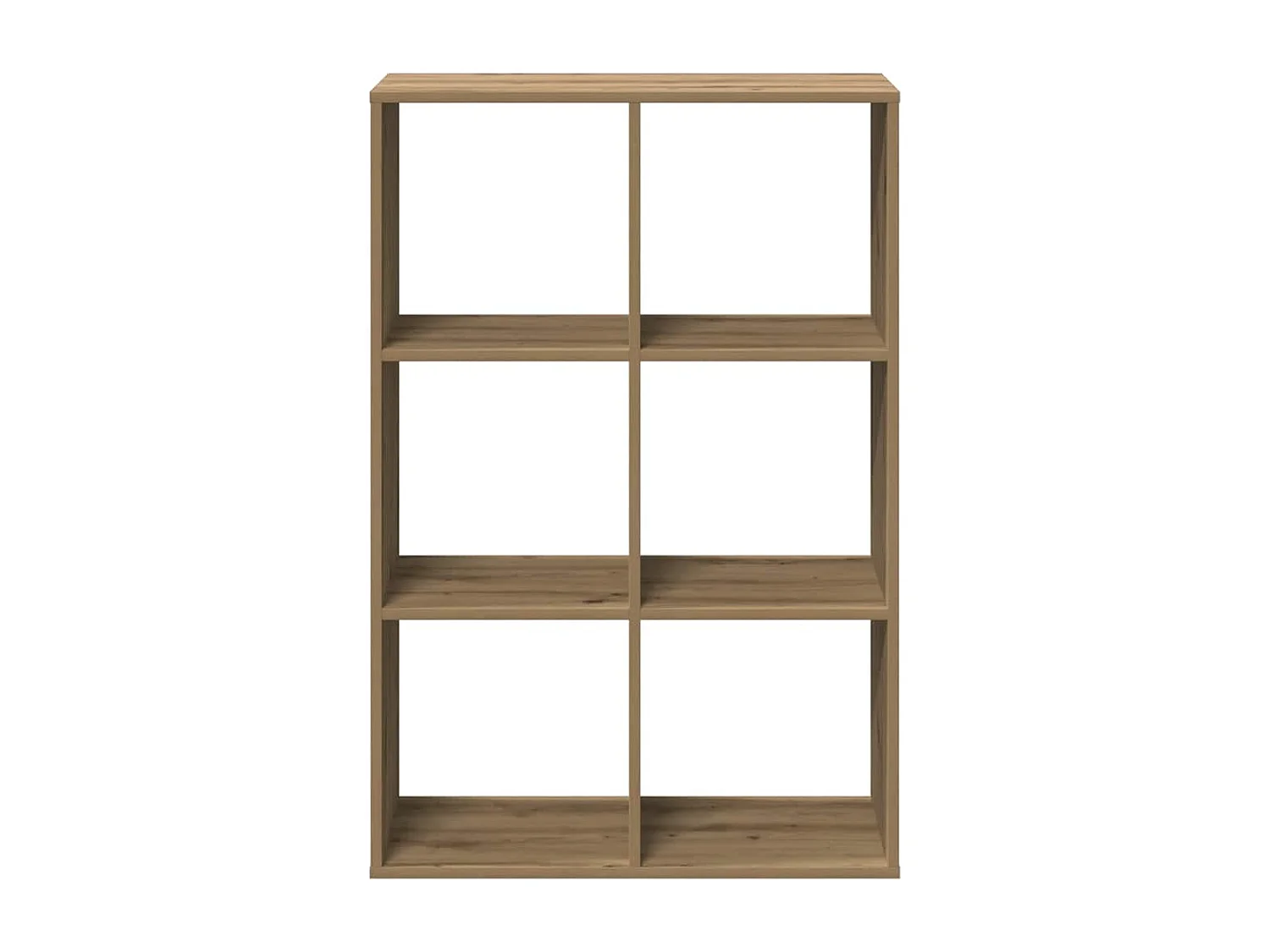 Bibliothèque séparatrice de pièce chêne artisanal 69,5x29x103,5 cm