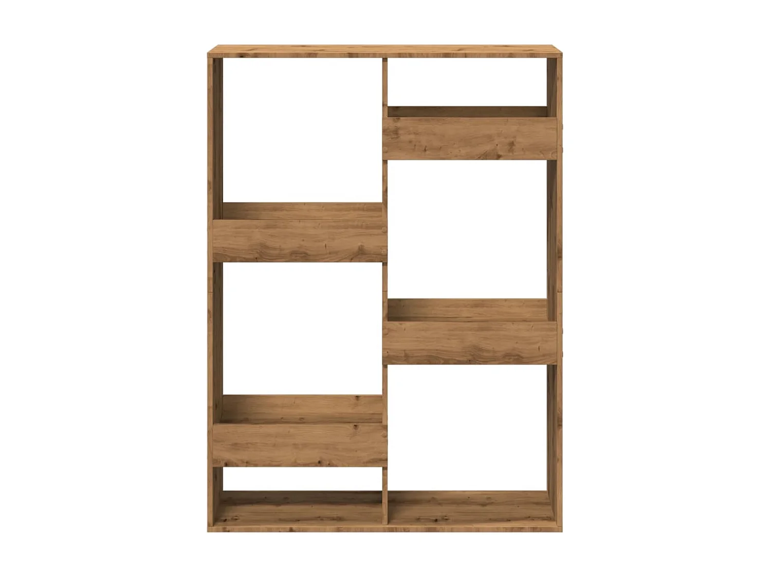 Bibliothèque / Cloison de séparation chêne artisanal bois d'ingénierie