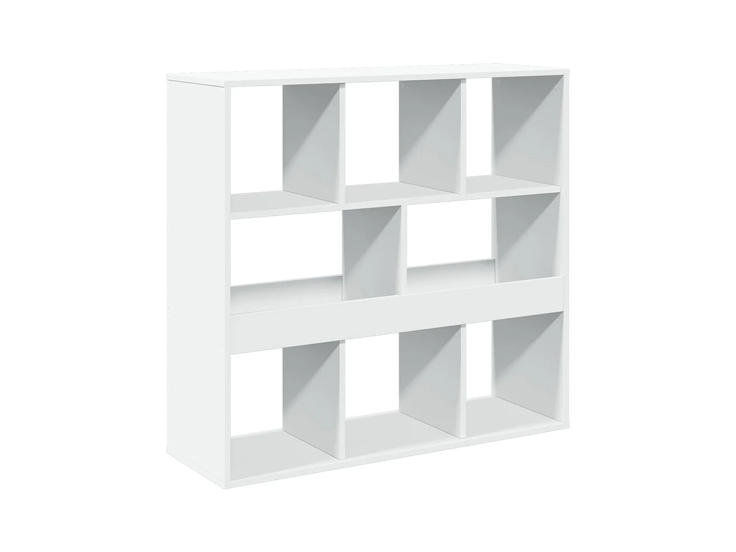 Bibliothèque/Séparateur de pièce blanc 100x33x94,5 cm