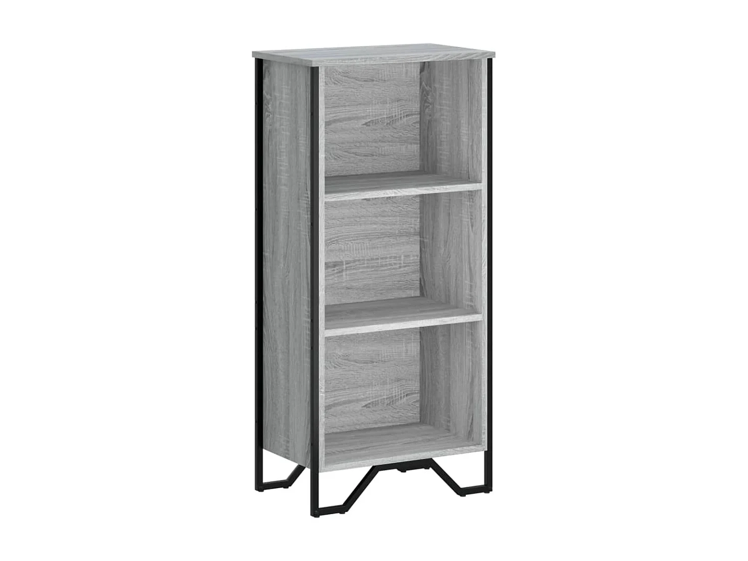 Bibliothèque sonoma gris 50x31x106 cm bois d'ingénierie