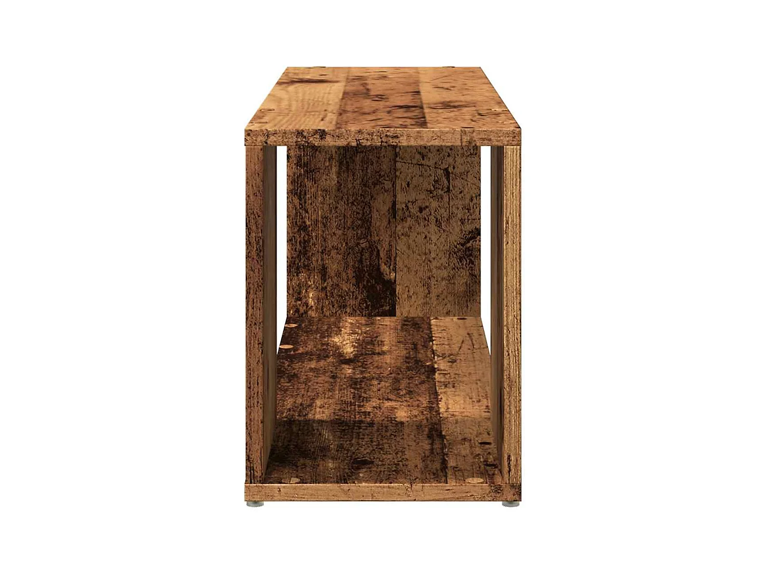 Bibliothèque vieux bois 80x24x32cm bois d'ingénierie