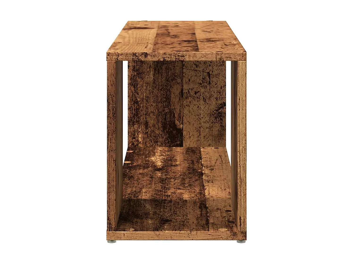 Bibliothèque vieux bois 80x24x32cm bois d'ingénierie