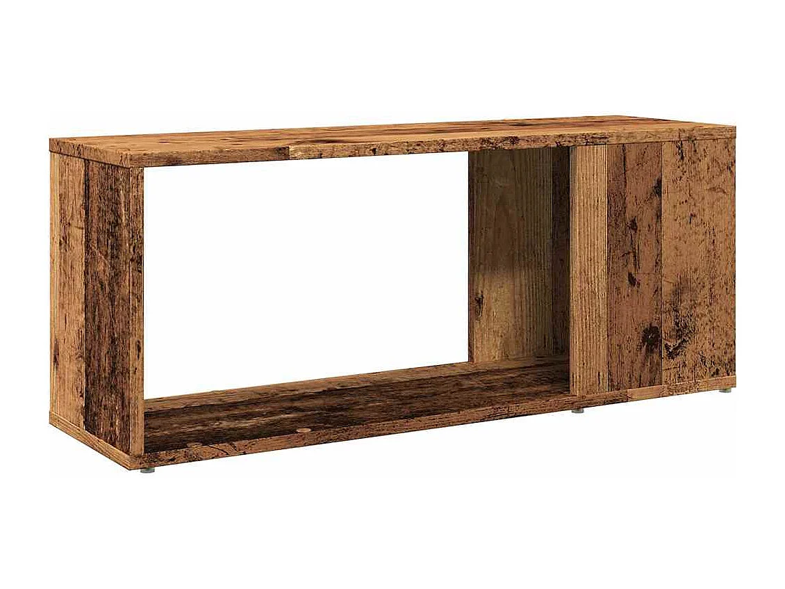 Bibliothèque vieux bois 80x24x32cm bois d'ingénierie