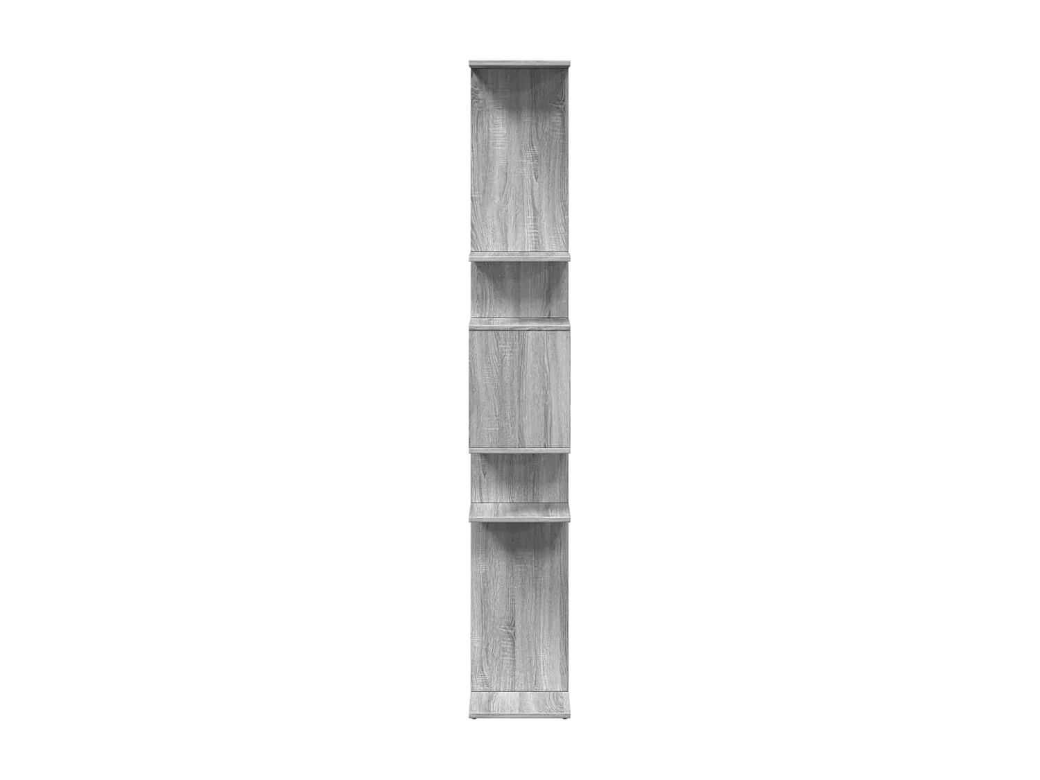 Bibliothèque sonoma gris 92x29x188 cm bois d'ingénierie