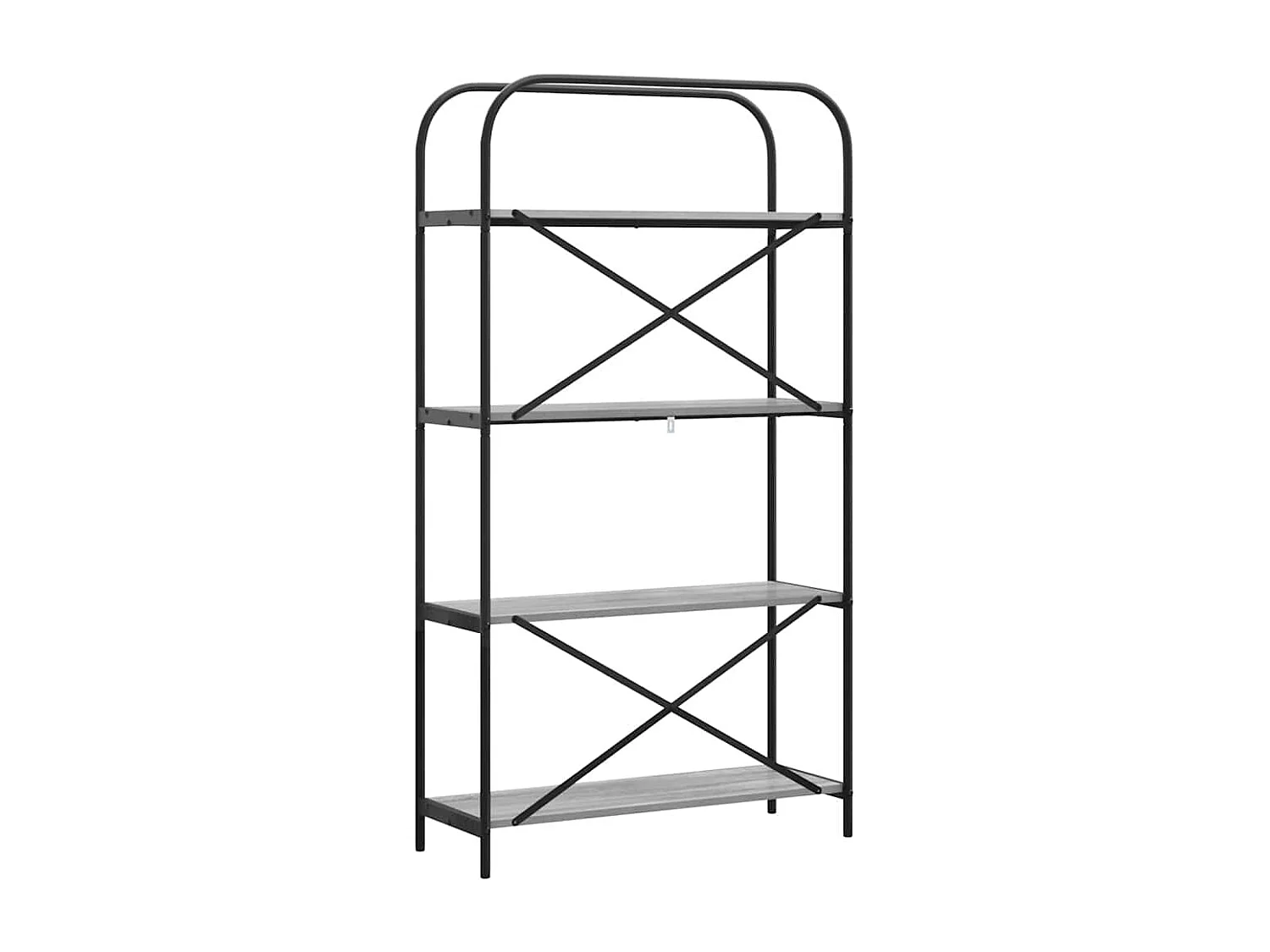 Bibliothèque Sonoma gris 80 x 30 x 146 cm Bois d'ingénierie