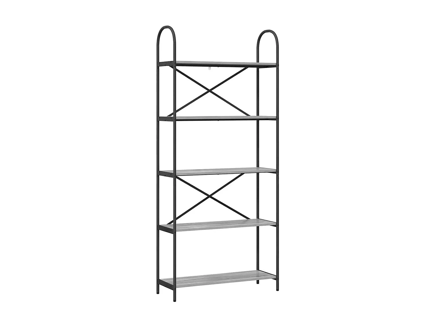 Estante de libros Gris sonoma 80 x 30 x 183 cm