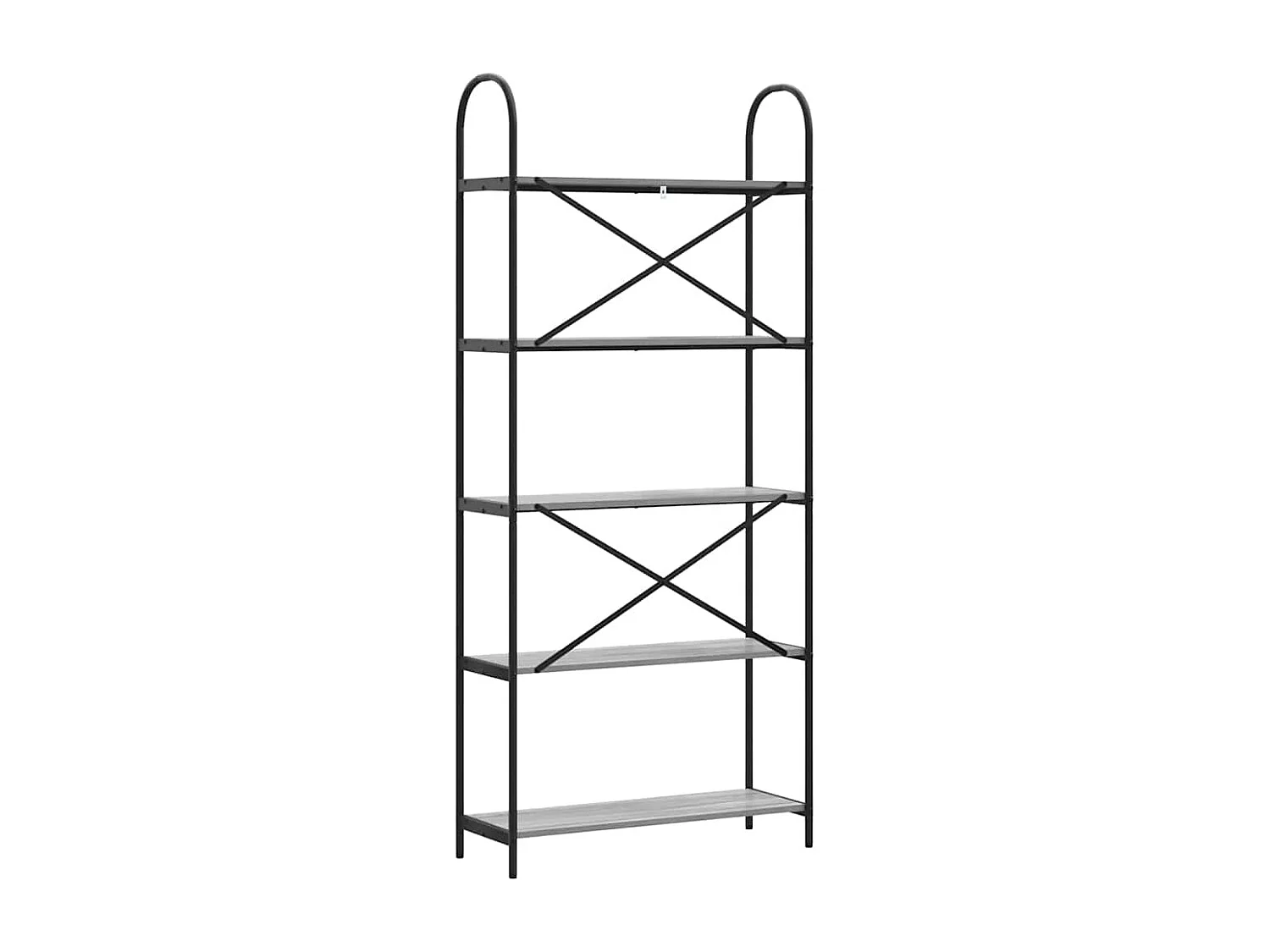 Estante de libros Gris sonoma 80 x 30 x 183 cm