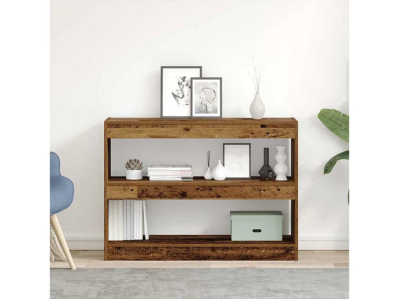 Bibliothèque Bois ancien 100 x 30 x 72 cm Bois d'ingénierie