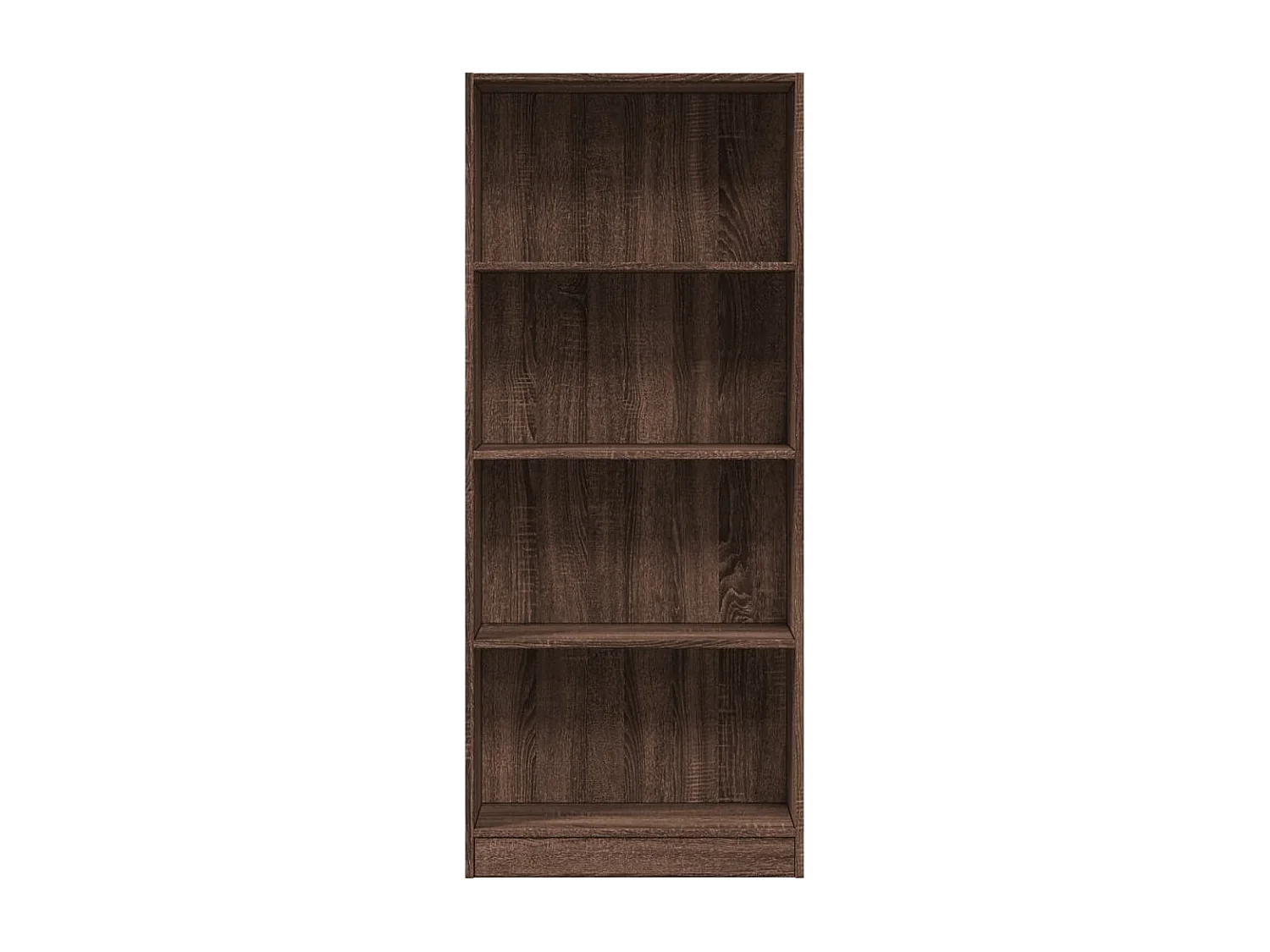 Bibliothèque chêne marron 60x24x143 cm bois d'ingénierie