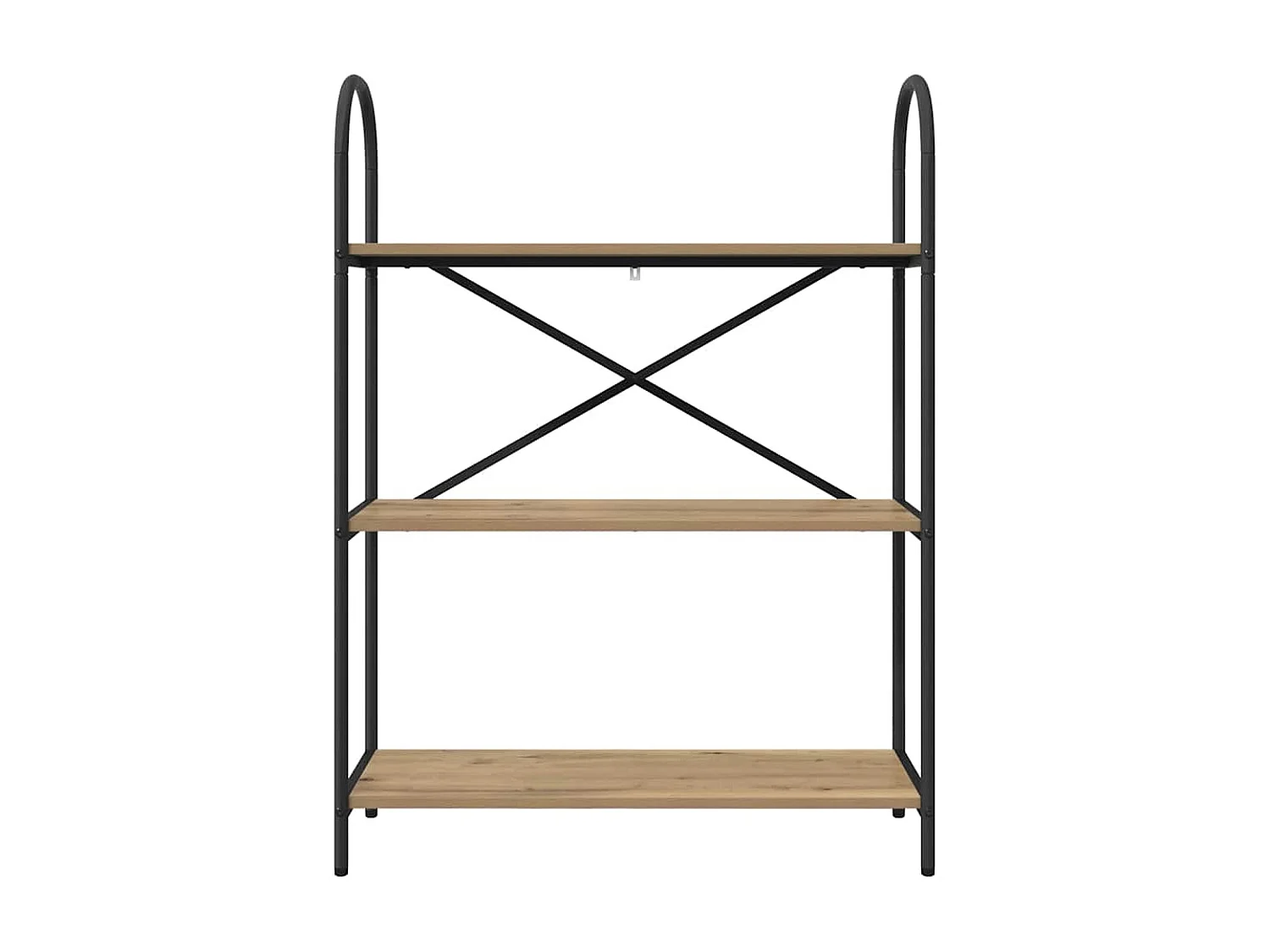 Bibliothèque chêne artisanal 80 x 30 x 109 cm Bois d'ingénierie