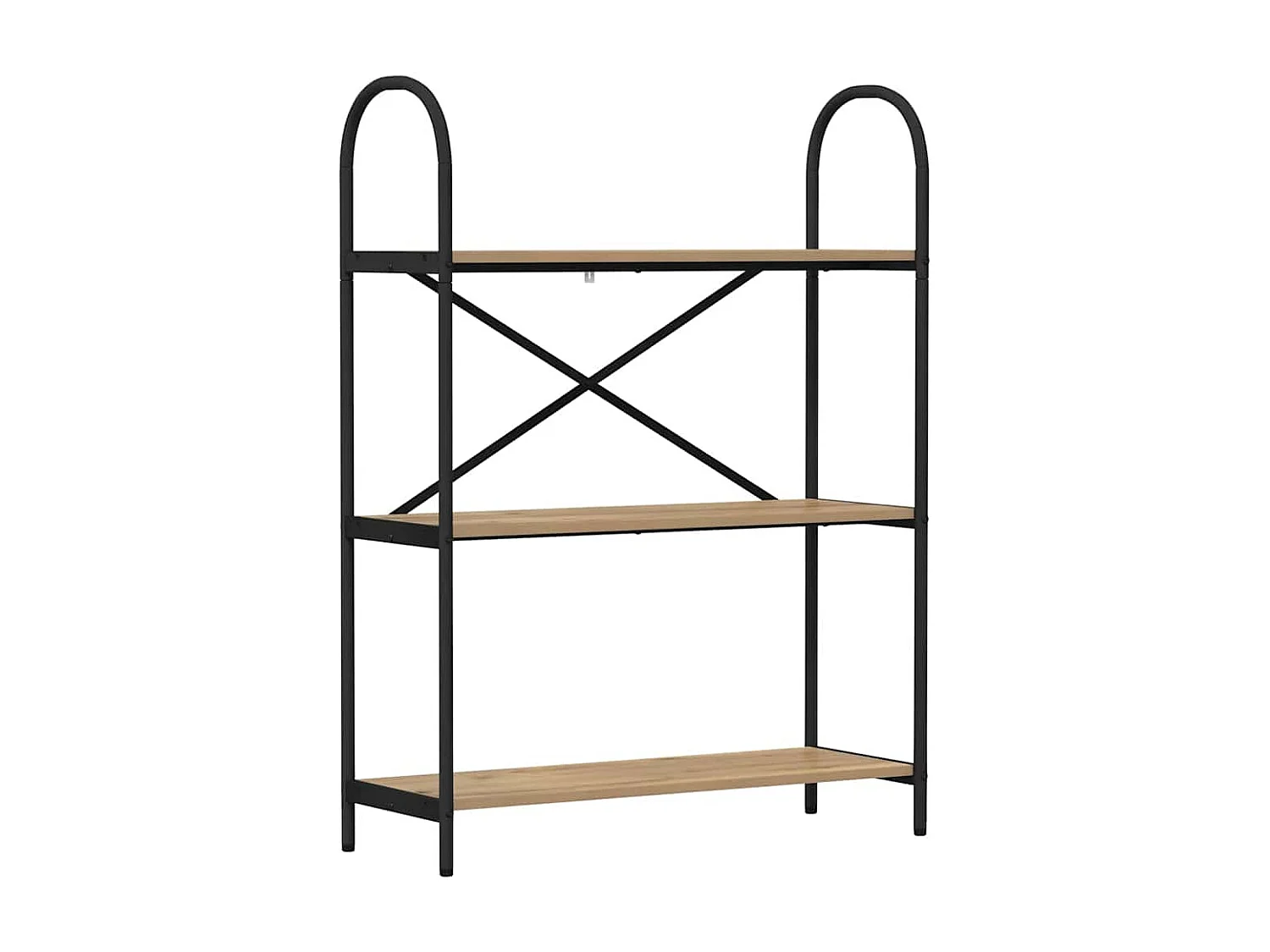 Bibliothèque chêne artisanal 80 x 30 x 109 cm Bois d'ingénierie