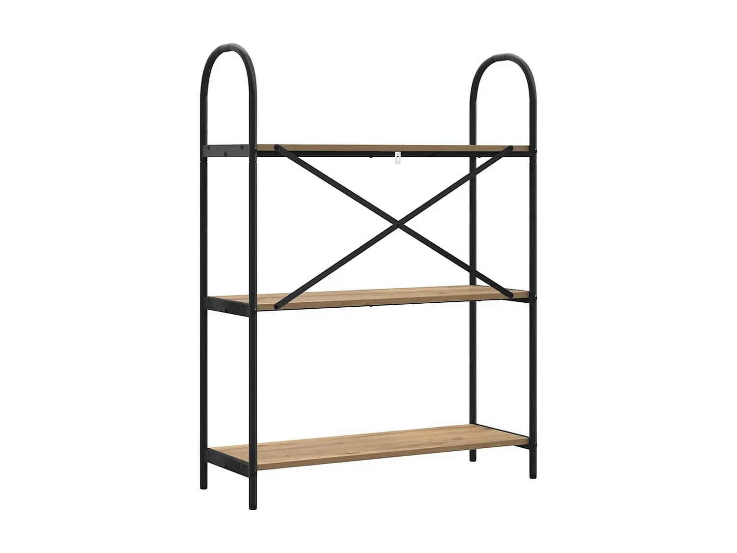 Bibliothèque chêne artisanal 80 x 30 x 109 cm Bois d'ingénierie