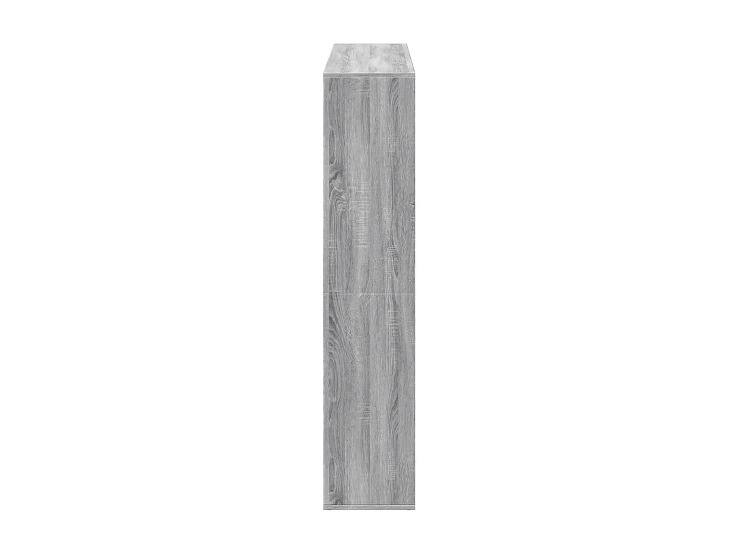 Estantería madera de ingeniería gris Sonoma 137,5x29x137,5 cm