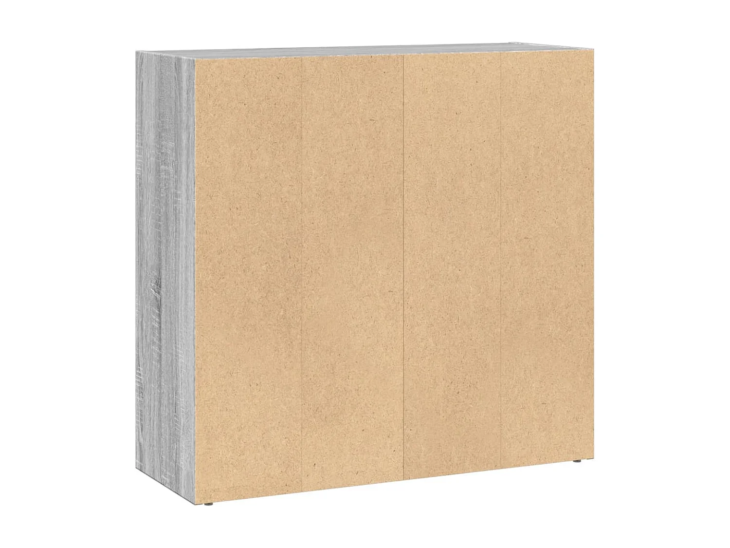 Estantería de madera de ingeniería gris Sonoma 80x30x77 cm