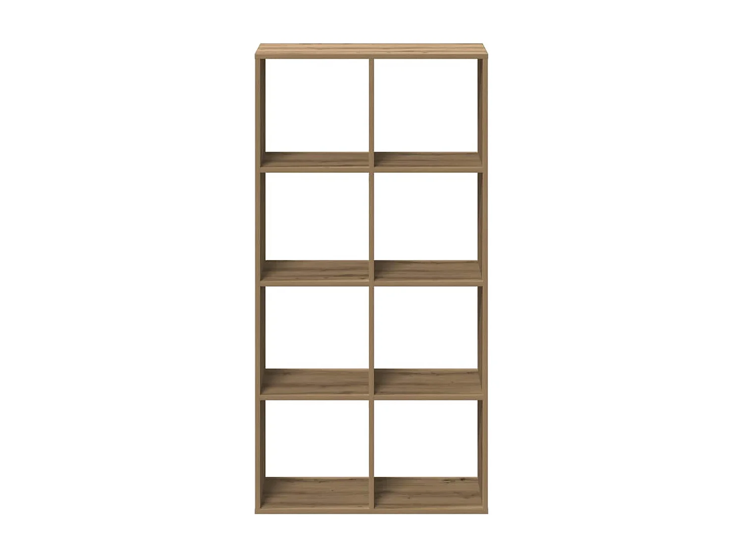 Bibliothèque séparatrice de pièce chêne artisanal 69,5x29x137,5 cm