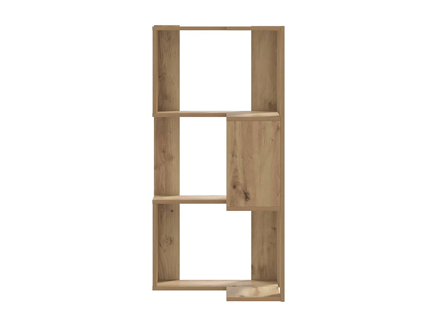 Bibliothèque d'angle 3 niveaux chêne artisanal bois ingénierie