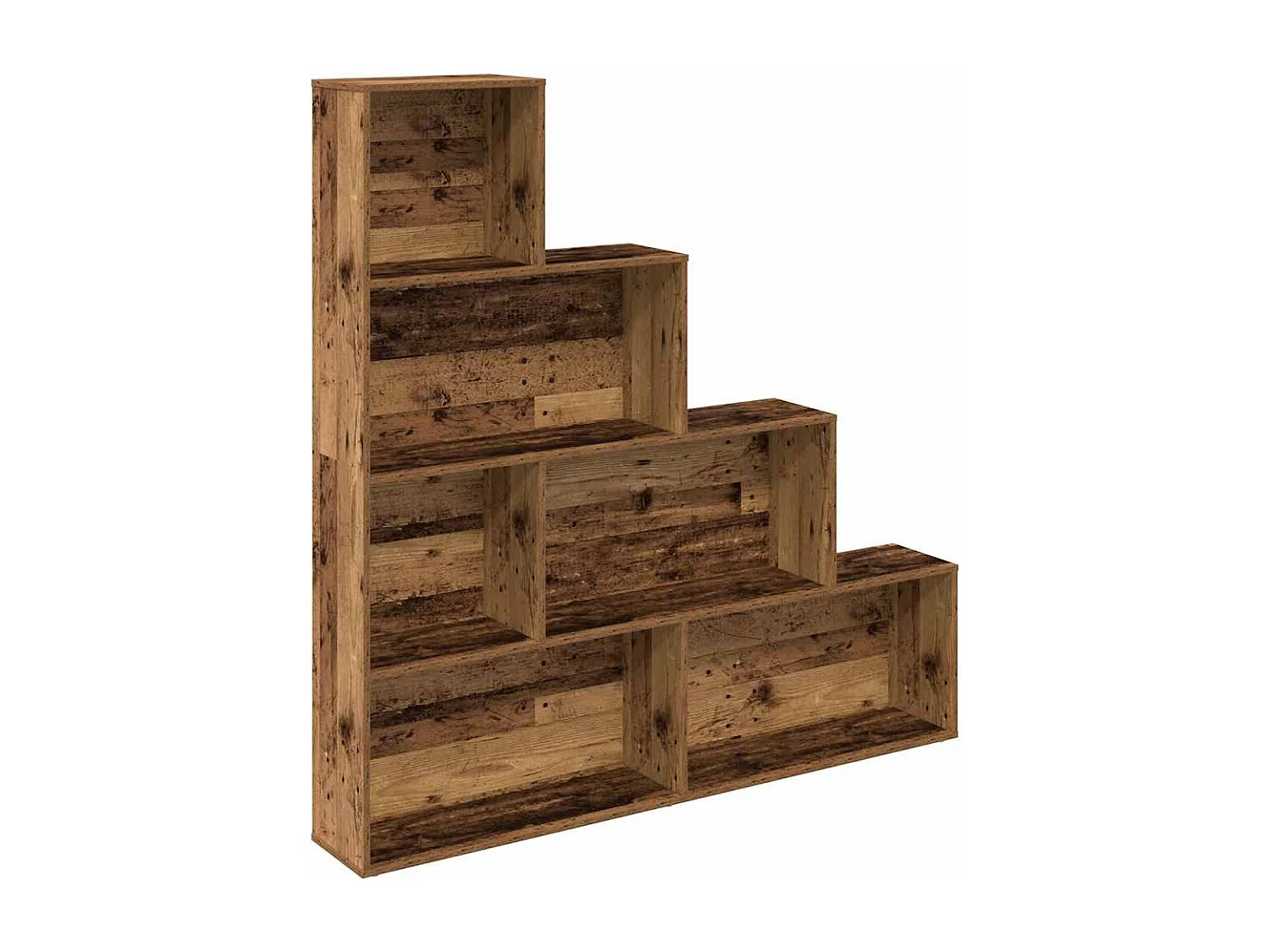 Bibliothèque vieux bois 157x24x160 cm bois d'ingénierie