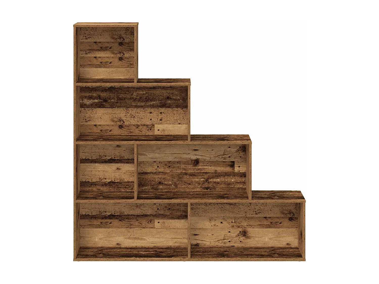 Bibliothèque vieux bois 157x24x160 cm bois d'ingénierie