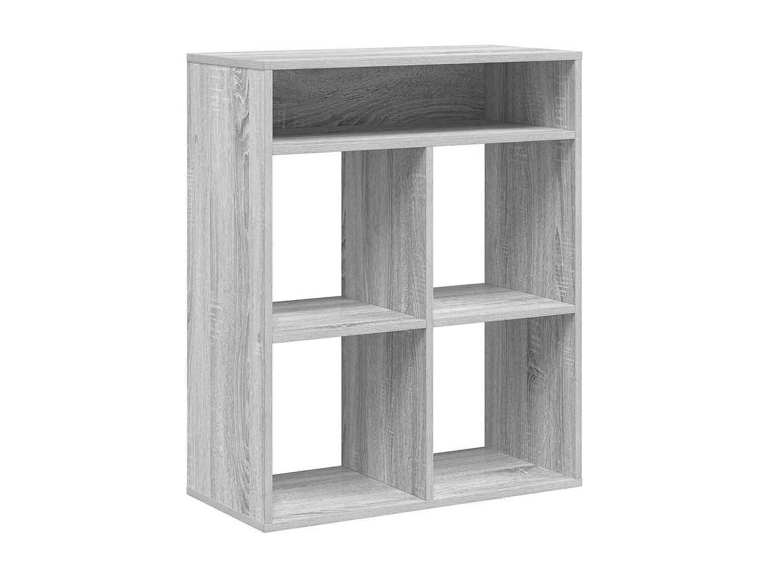 Bibliothèque sonoma gris 66x31x80 cm bois d'ingénierie